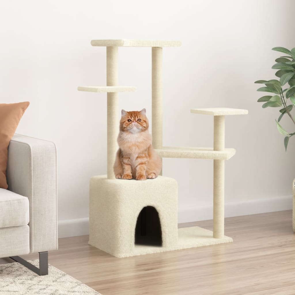 Albero Per Gatti Con Tiragraffi In Sisal 107,5 Cm