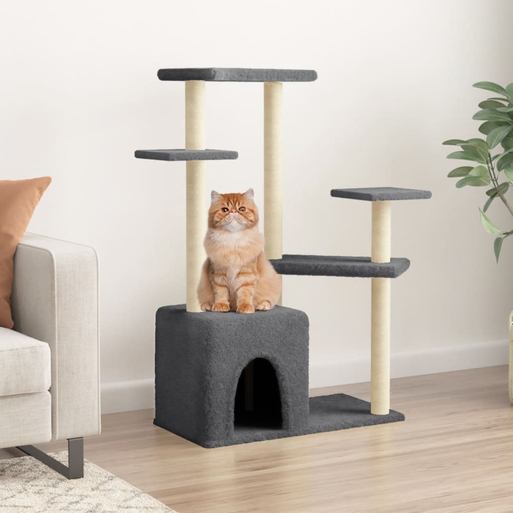 Albero Per Gatti Con Tiragraffi In Sisal 107,5 Cm