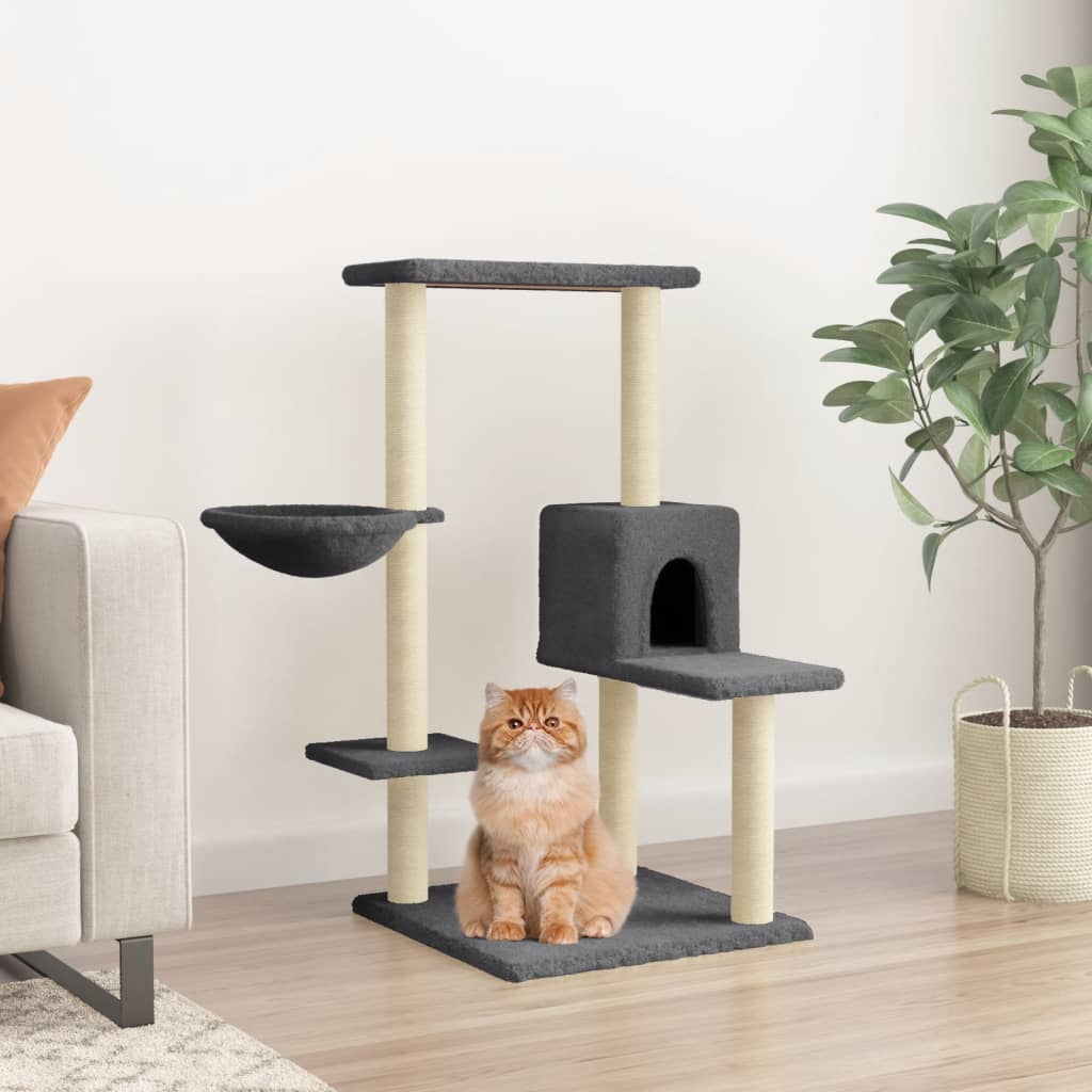 Albero Per Gatti Con Tiragraffi In Sisal 95 Cm