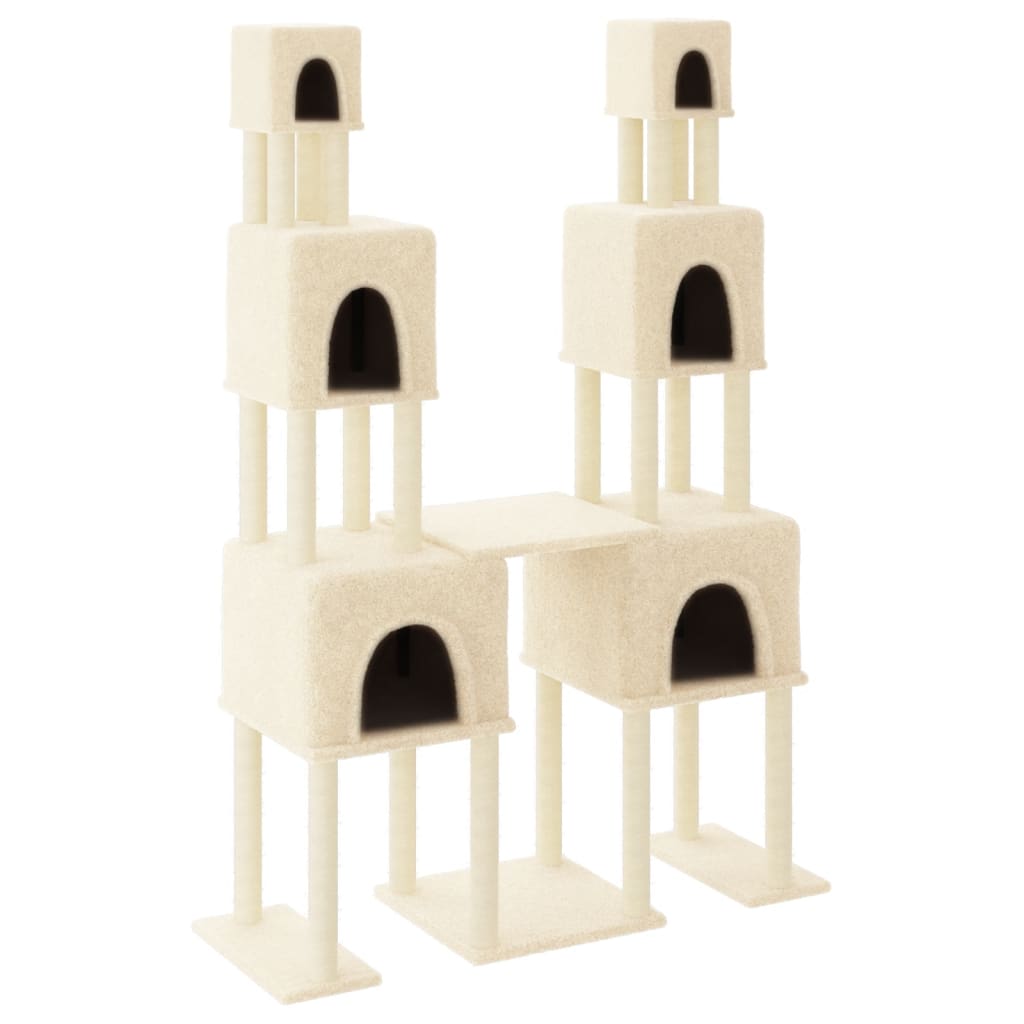 Albero Per Gatti Con Tiragraffi In Sisal 199 Cm