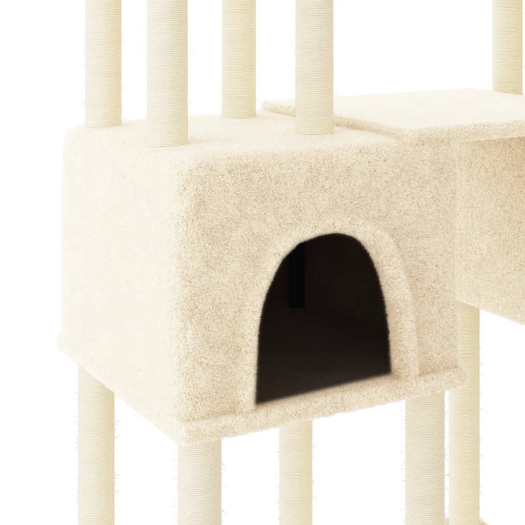 Albero Per Gatti Con Tiragraffi In Sisal 199 Cm