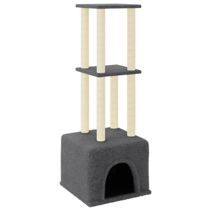 Albero Per Gatti Con Tiragraffi In Sisal 133,5 Cm