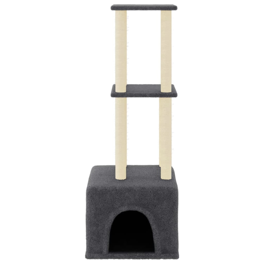 Albero Per Gatti Con Tiragraffi In Sisal 133,5 Cm