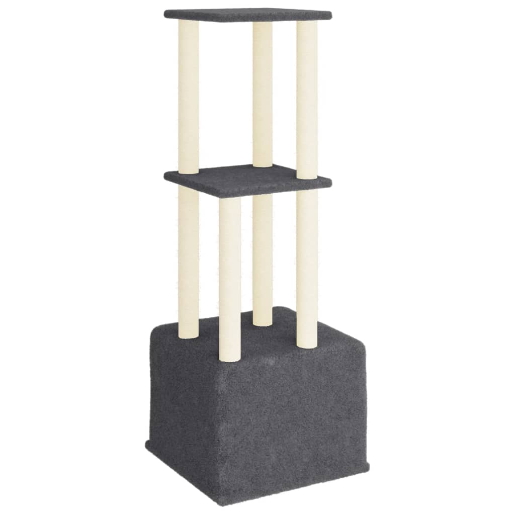 Albero Per Gatti Con Tiragraffi In Sisal 133,5 Cm