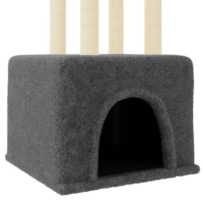 Albero Per Gatti Con Tiragraffi In Sisal 133,5 Cm