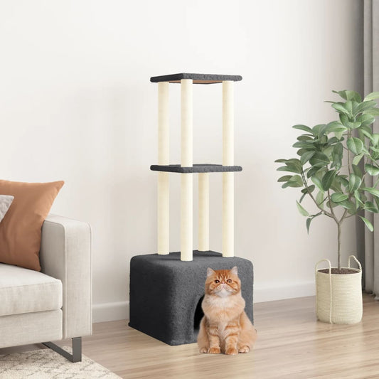 Albero Per Gatti Con Tiragraffi In Sisal 133,5 Cm