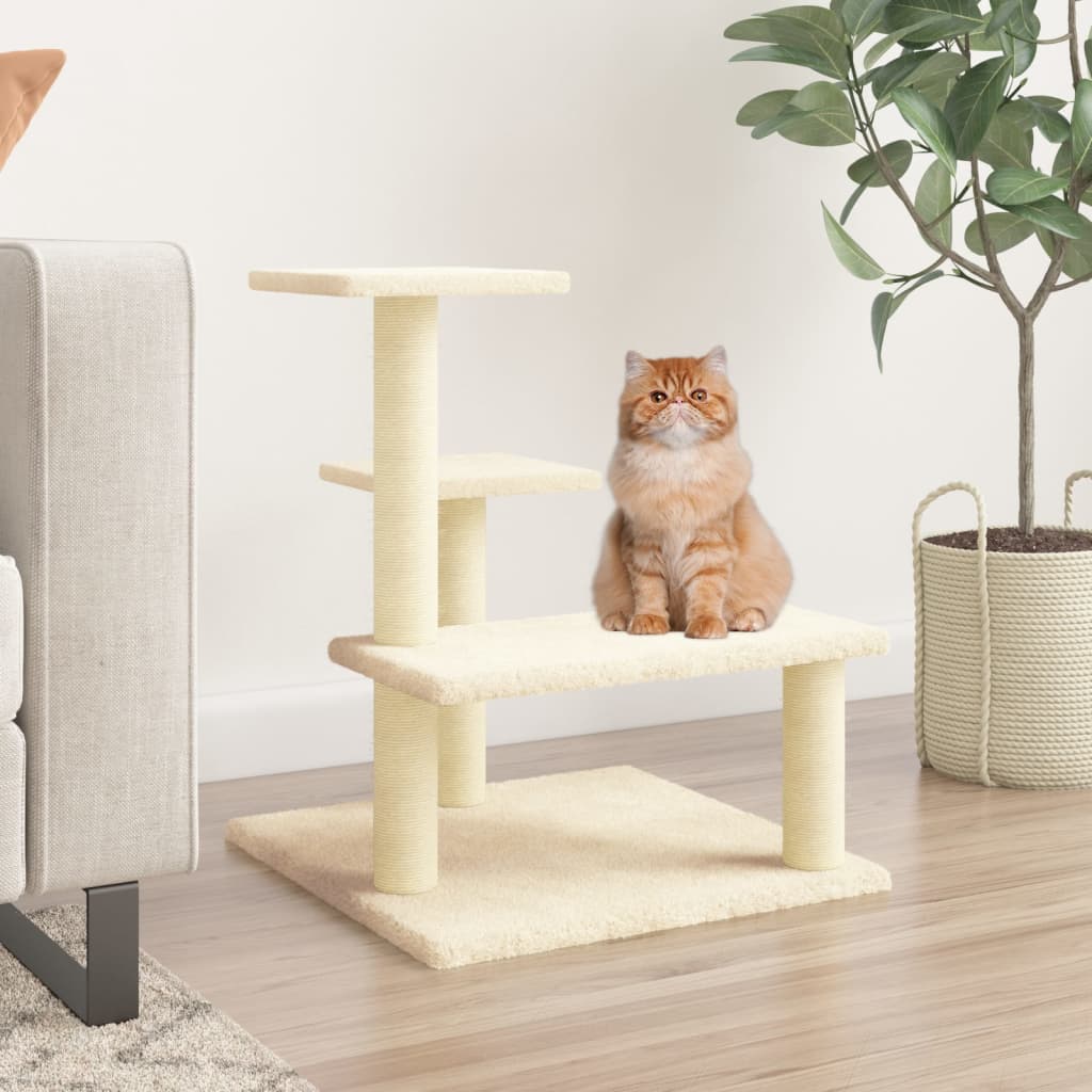 Albero Per Gatti Con Tiragraffi In Sisal 61 Cm