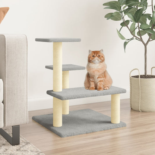Albero Per Gatti Con Tiragraffi In Sisal 61 Cm