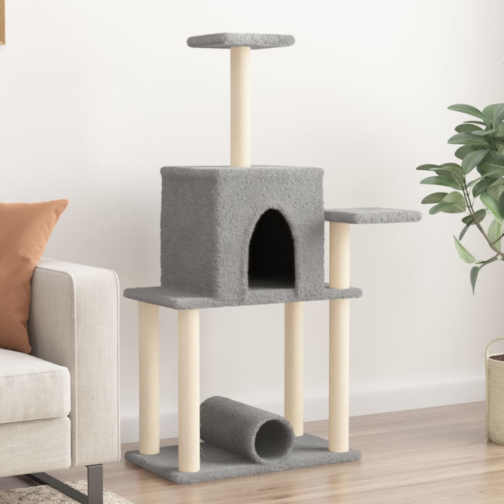 Albero Per Gatti Con Tiragraffi In Sisal 122 Cm