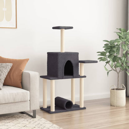 Albero Per Gatti Con Tiragraffi In Sisal 122 Cm