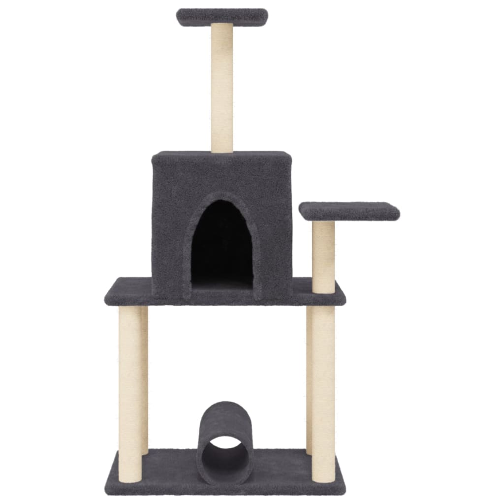 Albero Per Gatti Con Tiragraffi In Sisal 122 Cm
