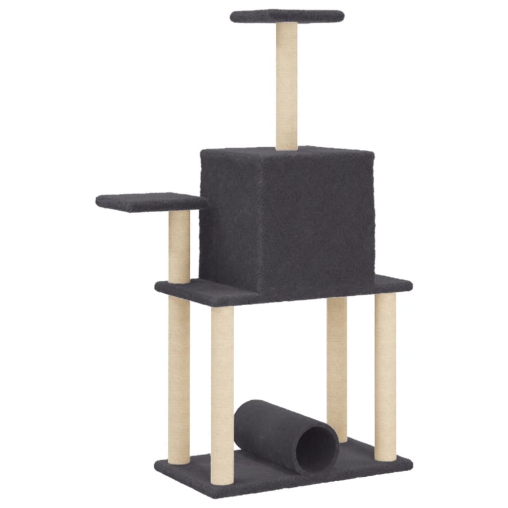Albero Per Gatti Con Tiragraffi In Sisal 122 Cm