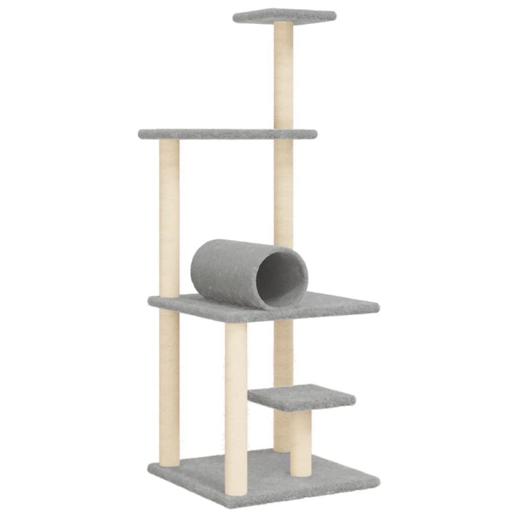 Albero Per Gatti Con Tiragraffi In Sisal 136 Cm