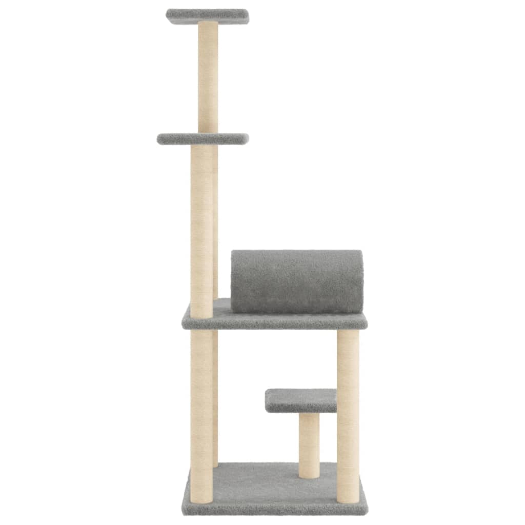 Albero Per Gatti Con Tiragraffi In Sisal 136 Cm