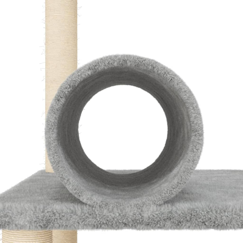 Albero Per Gatti Con Tiragraffi In Sisal 136 Cm