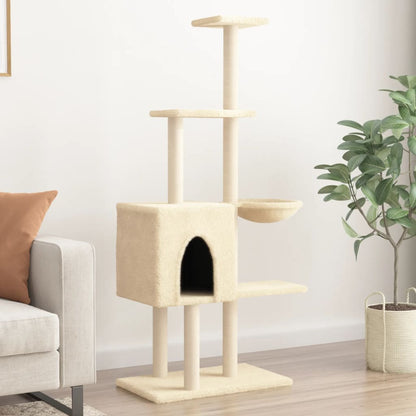 Albero Per Gatti Con Tiragraffi In Sisal 145 Cm