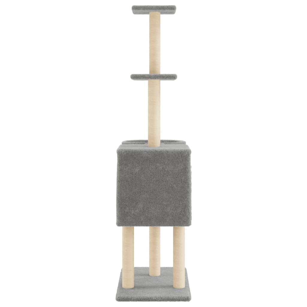 Albero Per Gatti Con Tiragraffi In Sisal 145 Cm