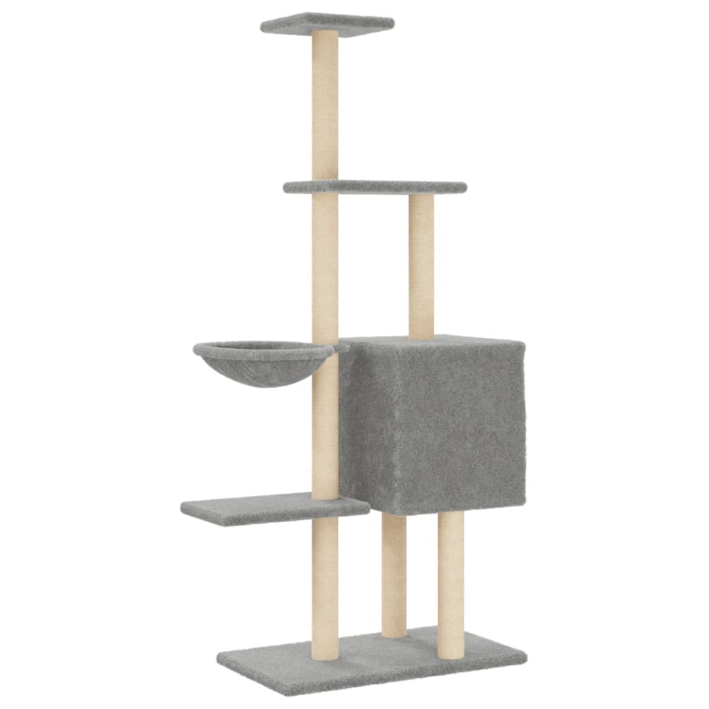 Albero Per Gatti Con Tiragraffi In Sisal 145 Cm