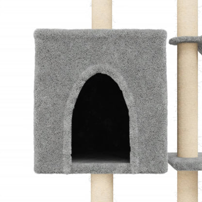 Albero Per Gatti Con Tiragraffi In Sisal 145 Cm