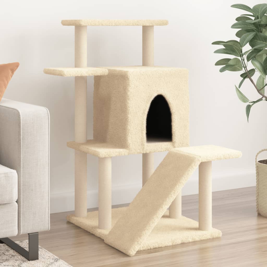 Albero Per Gatti Con Tiragraffi In Sisal 97 Cm