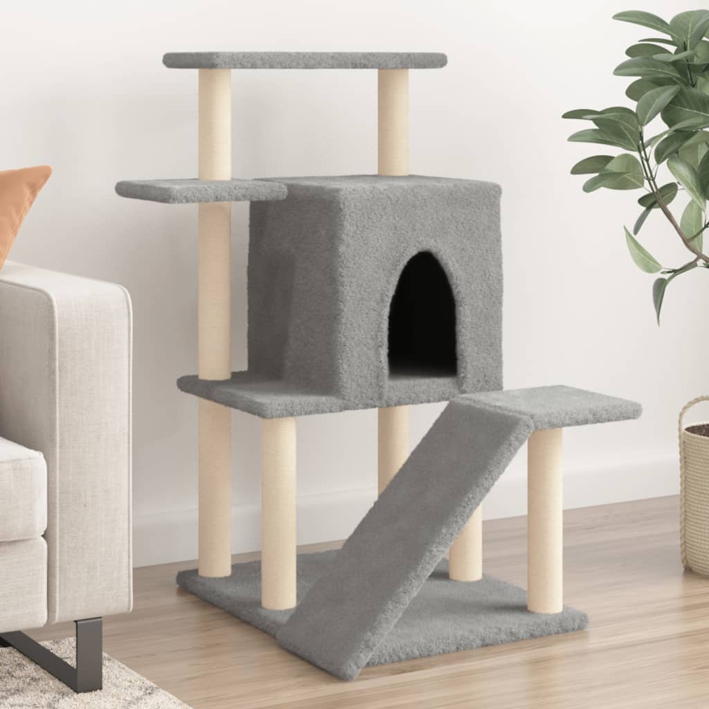 Albero Per Gatti Con Tiragraffi In Sisal 97 Cm