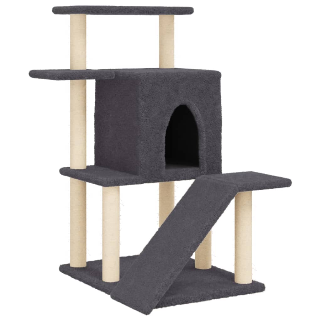 Albero Per Gatti Con Tiragraffi In Sisal 97 Cm