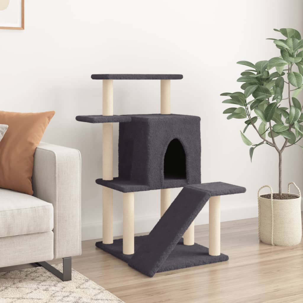Albero Per Gatti Con Tiragraffi In Sisal 97 Cm