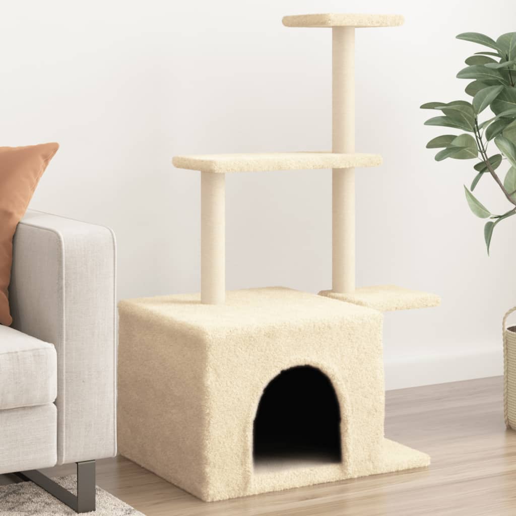 Albero Per Gatti Con Tiragraffi In Sisal 110 Cm