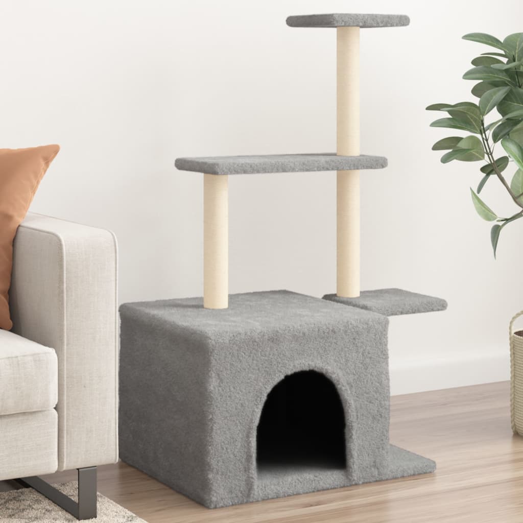 Albero Per Gatti Con Tiragraffi In Sisal 110 Cm