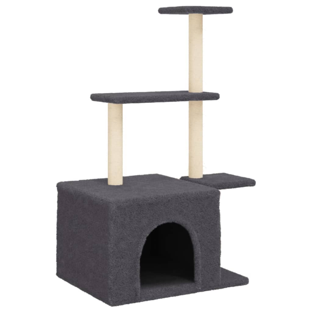 Albero Per Gatti Con Tiragraffi In Sisal 110 Cm
