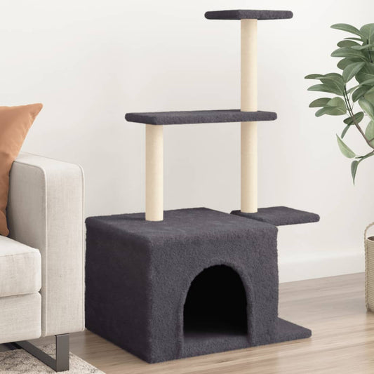 Albero Per Gatti Con Tiragraffi In Sisal 110 Cm
