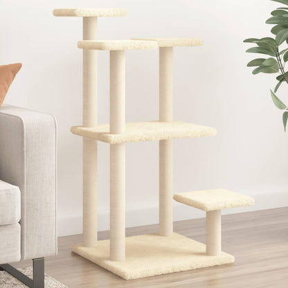 Pali Tiragraffi Per Gatti Con Piattaforme 98,5 Cm