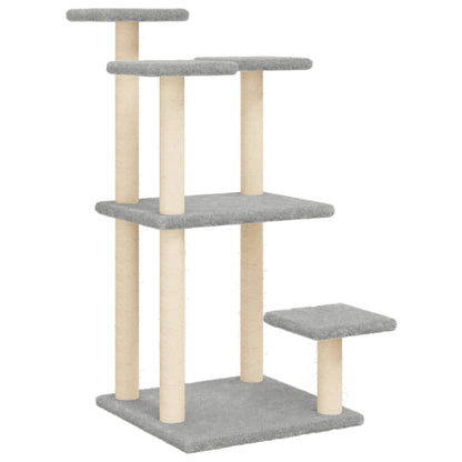 Pali Tiragraffi Per Gatti Con Piattaforme 98,5 Cm