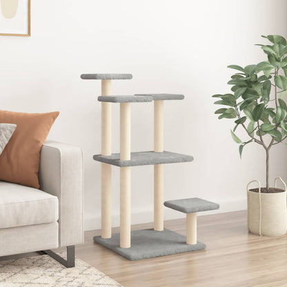 Pali Tiragraffi Per Gatti Con Piattaforme 98,5 Cm