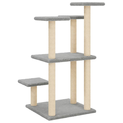 Pali Tiragraffi Per Gatti Con Piattaforme 98,5 Cm