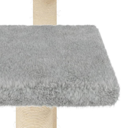Pali Tiragraffi Per Gatti Con Piattaforme 98,5 Cm
