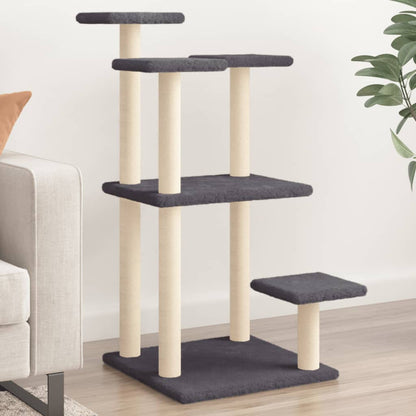Pali Tiragraffi Per Gatti Con Piattaforme 98,5 Cm