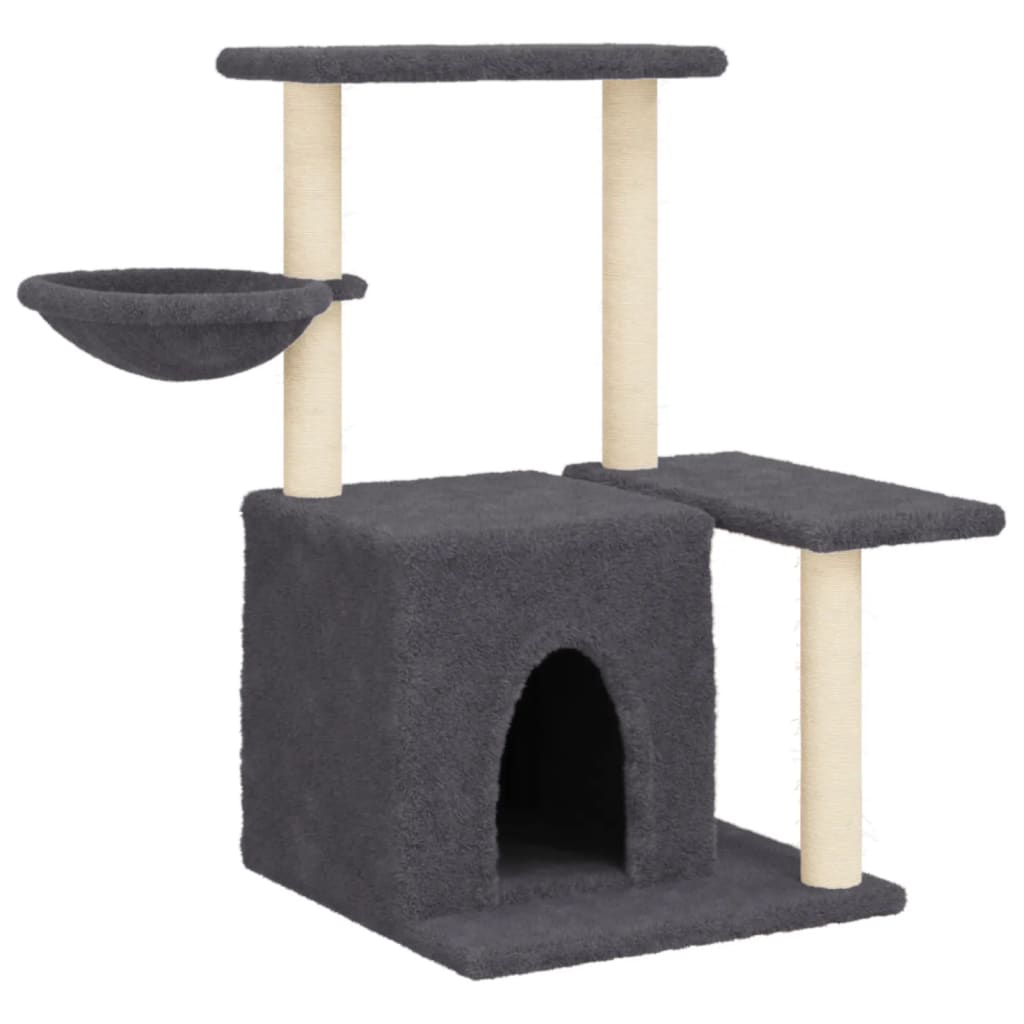 Albero Per Gatti Con Tiragraffi In Sisal 83 Cm