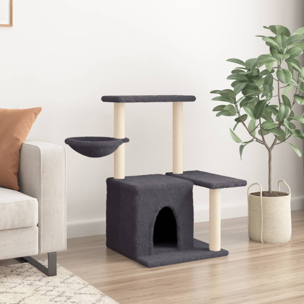 Albero Per Gatti Con Tiragraffi In Sisal 83 Cm