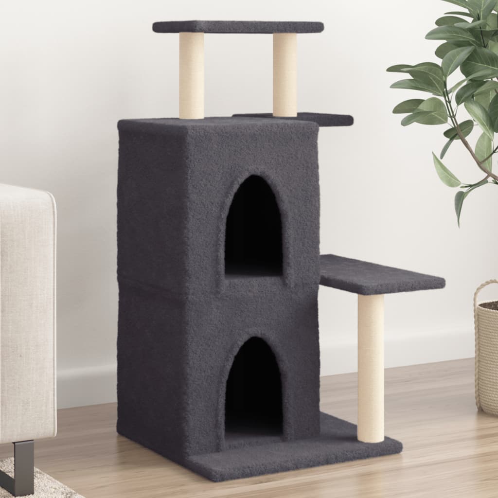 Albero Per Gatti Con Tiragraffi In Sisal 97 Cm