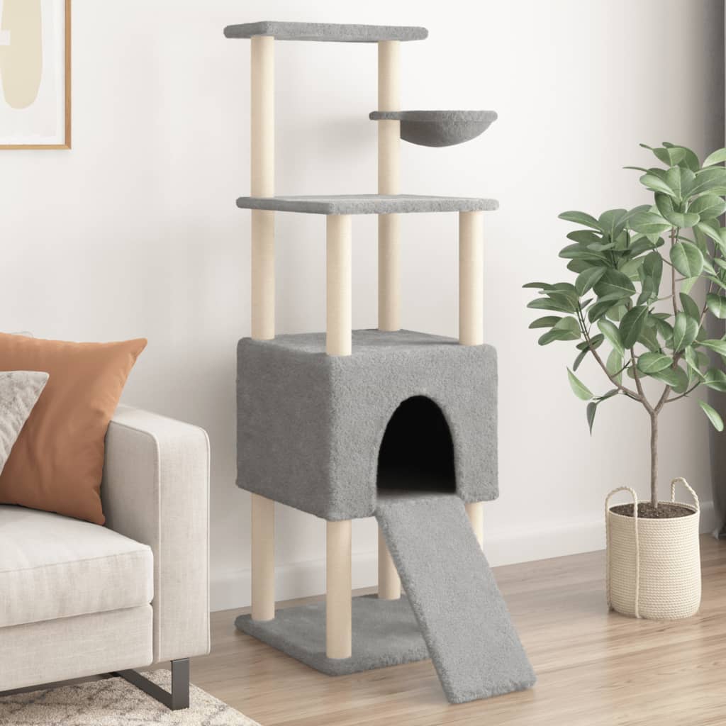 Albero Per Gatti Con Tiragraffi In Sisal 153 Cm