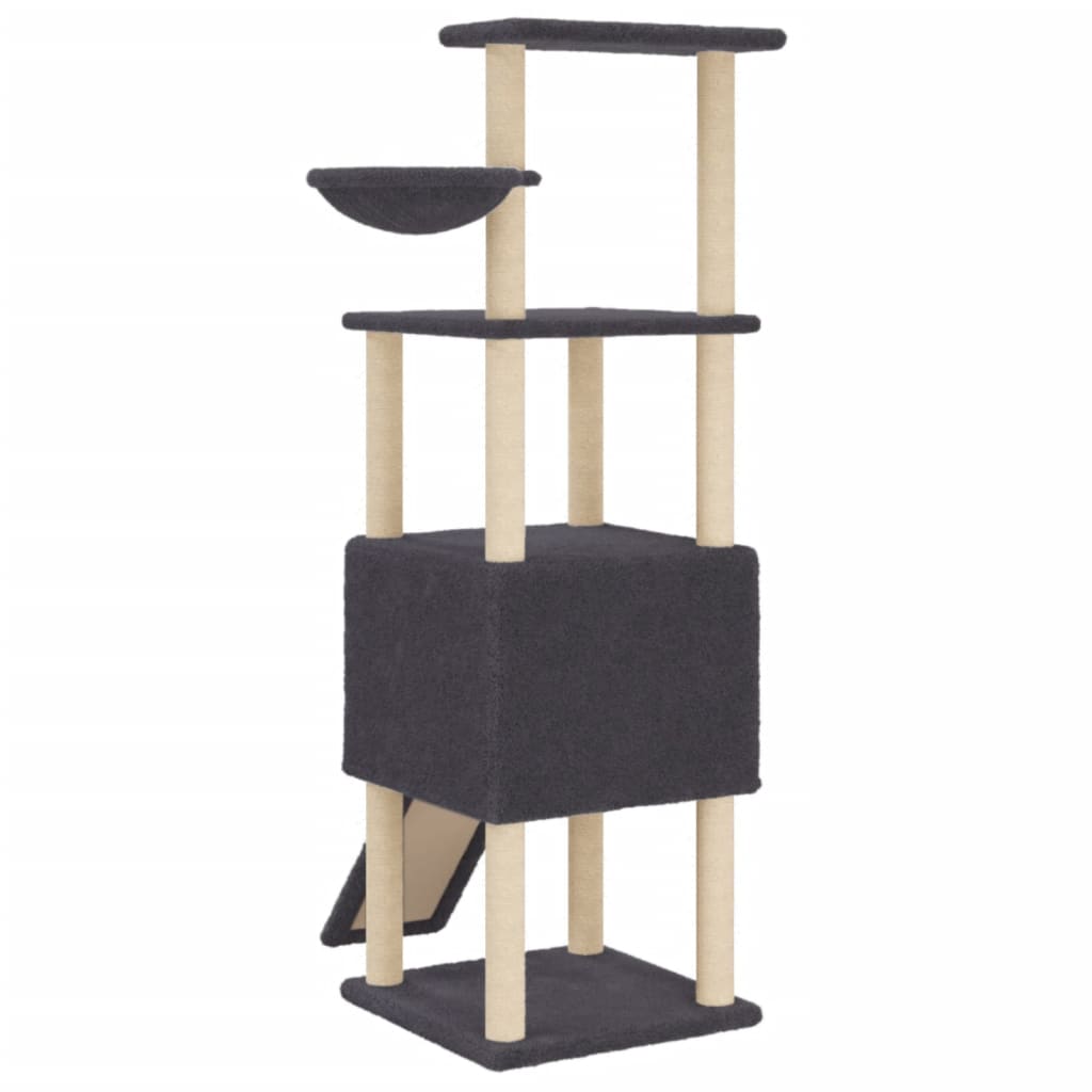 Albero Per Gatti Con Tiragraffi In Sisal 153 Cm