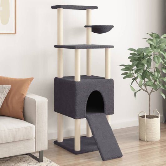 Albero Per Gatti Con Tiragraffi In Sisal 153 Cm