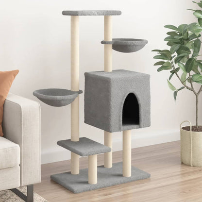 Albero Per Gatti Con Tiragraffi In Sisal 117 Cm