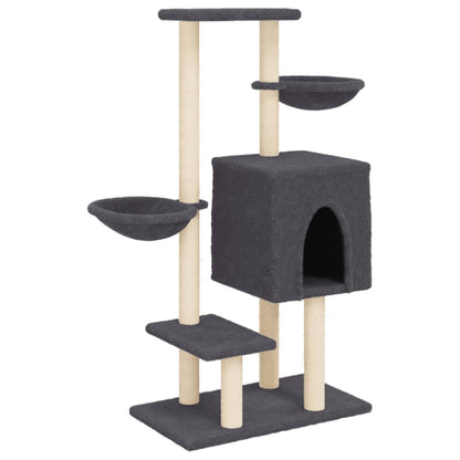 Albero Per Gatti Con Tiragraffi In Sisal 117 Cm