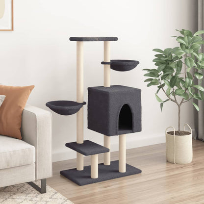 Albero Per Gatti Con Tiragraffi In Sisal 117 Cm