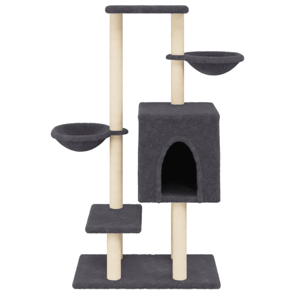 Albero Per Gatti Con Tiragraffi In Sisal 117 Cm