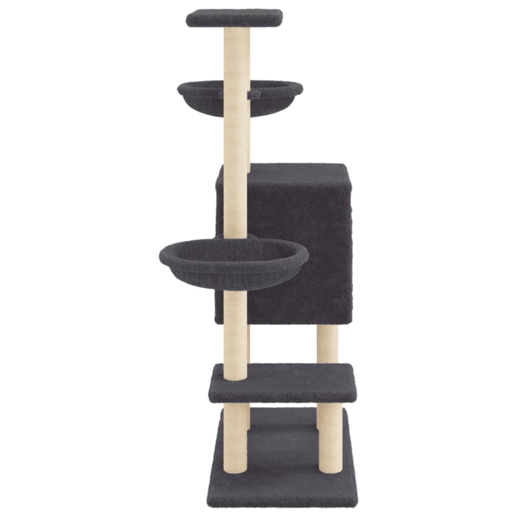 Albero Per Gatti Con Tiragraffi In Sisal 117 Cm