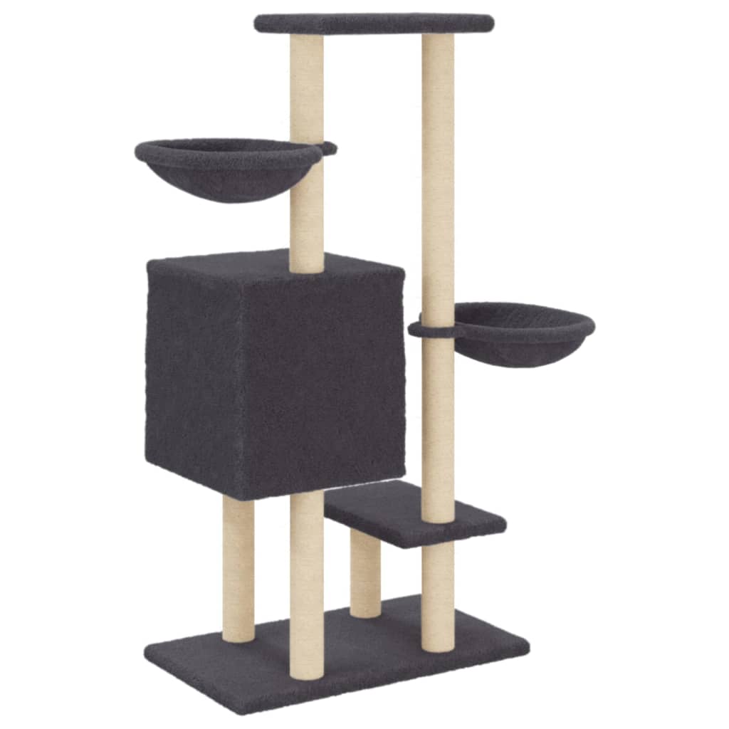 Albero Per Gatti Con Tiragraffi In Sisal 117 Cm