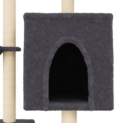 Albero Per Gatti Con Tiragraffi In Sisal 117 Cm